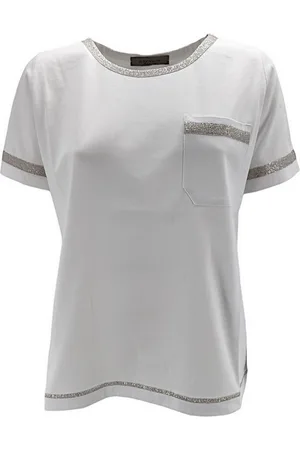 D.EXTERIOR T-shirt en Polo Bianco
