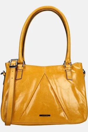 Claudio Ferrici Pelle Vecchia shopper M sunflower