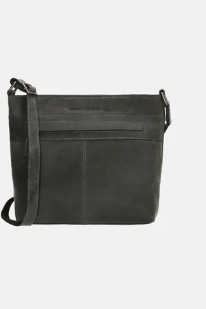 Hide & Stitches Idaho schoudertas black