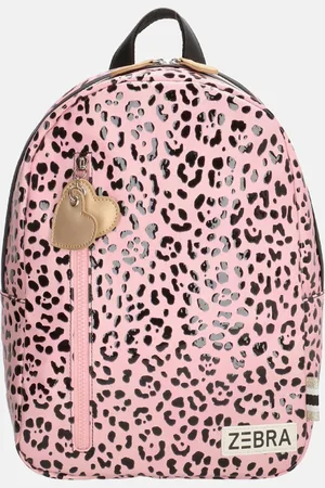 Zebra Trends Kinderrugzak M pink spot