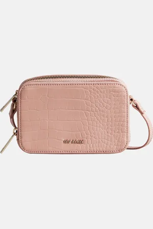 Ted Baker Stina Croco crossbody tas pale pink