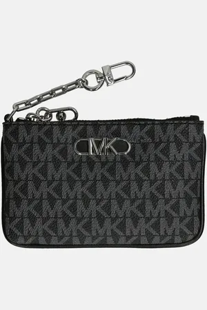 Michael Kors Parker sleuteletui black/optic white