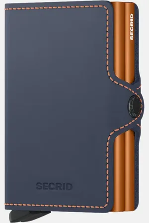 Secrid Twinwallet pasjeshouder matte night blue&orange