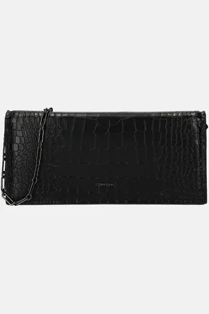Calvin Klein Glow chain clutch black