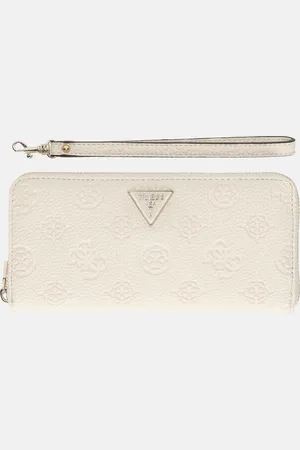 Guess Cresidia SLG ziparound portemonnee bone