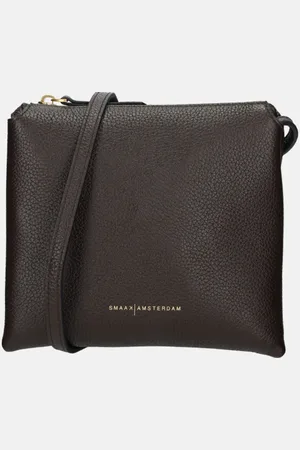 Smaak Amsterdam Jovi crossbody tas dark chocolat
