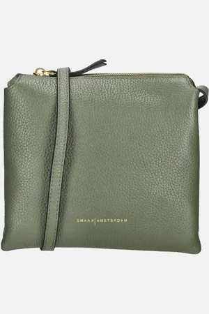 Smaak Amsterdam Jovi crossbody tas pine