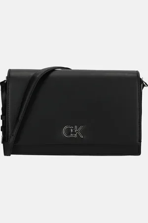 Calvin Klein Elongated schoudertas black