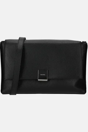 Calvin Klein Plaque schoudertas M black