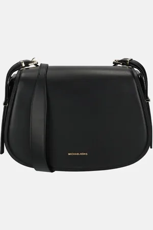 Michael Kors Lydia flap messenger schoudertas M black