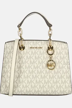 Michael Kors Cynthia crossbody tas XS van/cream