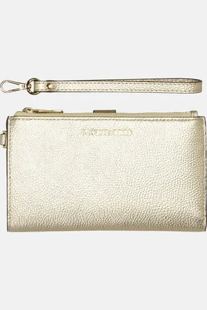Michael Kors Wristlet Jetset ritsportemonnee pale gold