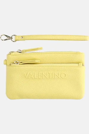 VALENTINO Rised portemonnee giallo chiaro