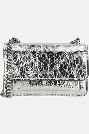 Michael Kors Claire schoudertas silver