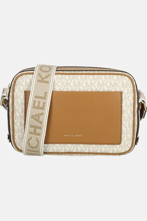 Michael Kors Maeve crossbody tas vanille/acorn