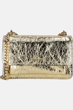 Michael Kors Claire schoudertas pale gold