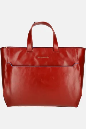 Piquadro Blue Square laptopshopper 16 inch rosso