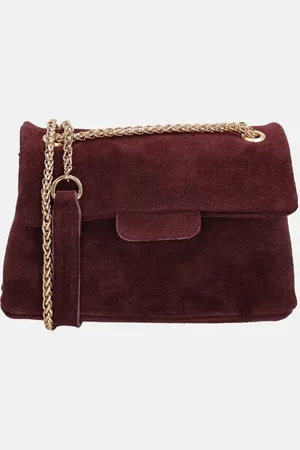 Charm London Elisa crossbody tas bordeaux rood