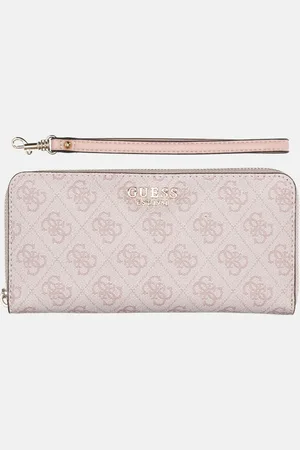 Guess Zamira ziparound portemonnee L orchid logo