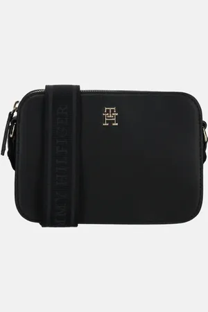 Tommy Hilfiger Logo Tape crossbody tas black