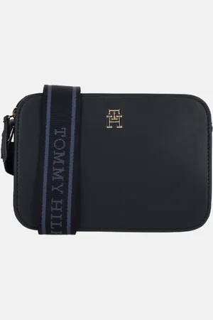 Tommy Hilfiger Logo Tape crossbody tas blue