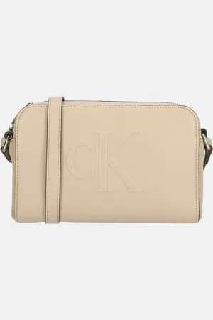 Calvin Klein Sculpted crossbody tas crockery