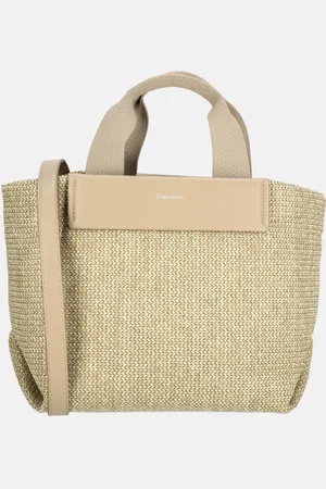 Calvin Klein Raffia handtas S crockery
