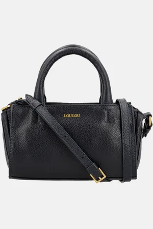 LOULOU Elise crossbody tas dark blue