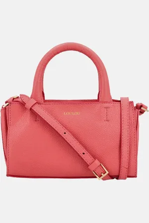 LOULOU Elise crossbody tas grapefruit