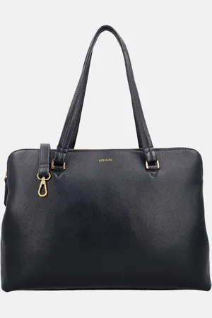 LOULOU Olivia shopper 15 inch dark blue