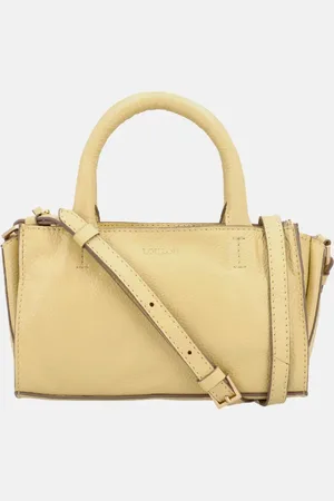 LOULOU Elise crossbody tas sorbet yellow
