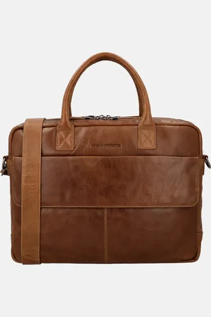 Hide & Stitches Porto laptoptas 15 inch brown