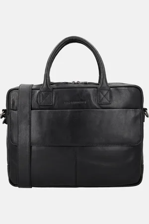 Hide & Stitches Porto laptoptas 15 inch black