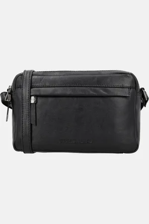 Hide & Stitches Porto schoudertas black