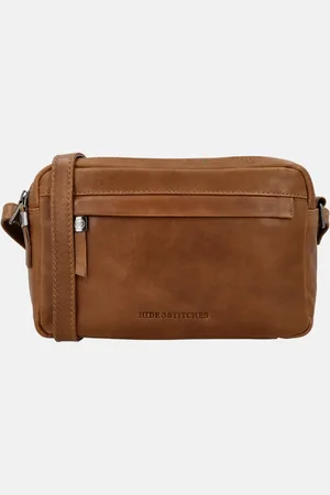 Hide & Stitches Porto schoudertas brown
