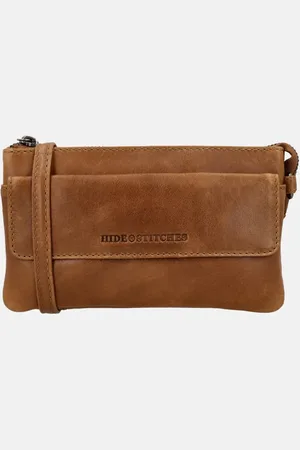 Hide & Stitches Porto crossbody tas brown