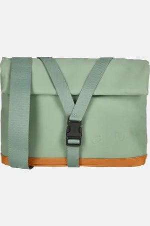 Aunts and Uncles Japan Yao rolltop crossbody tas sage green
