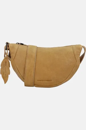 Hide & Stitches Earth Inspire crossbody tas zand
