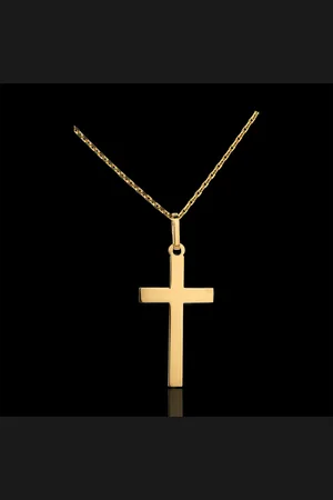 Edenly Plat Kruis - 18 karaat