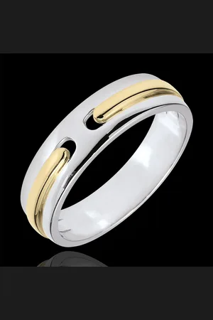 Edenly Trouwring Belofte - volledig goud - 18 karaat twee goudkleuren 18 kara