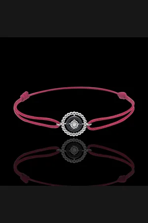 Edenly Armband Fleur de Sel - Cirkel - 9 karaat en zwarte Diamanten