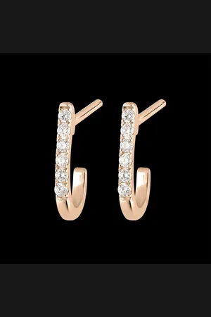Edenly Half-Creoolse Oorbellen Frisheid - Ella - 18 karaat en diama