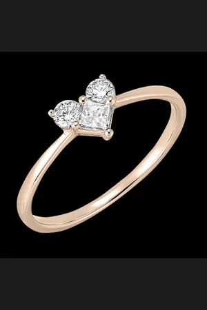 Edenly Précieux Geheime Ring - Lovely - 18 karaat rosegoud en diamanten