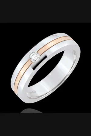 Edenly Trouwring Diamanten Ster - Klein model - - 9 kara