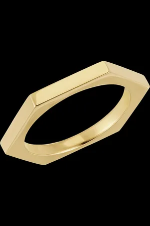 Edenly Herenring Hexagon - 18-karaats