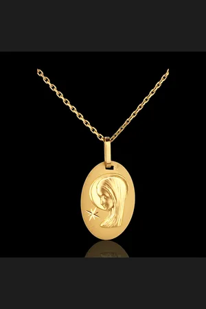 Edenly Medaille Maagd Ovaal - 18 karaat