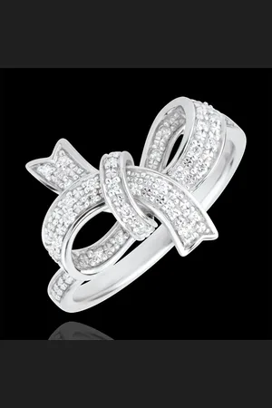 Edenly Ring Zeldzame Knoop - zilver en Diamant