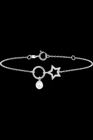 Edenly Overvloed armband - Ster - 9 karaat en parel