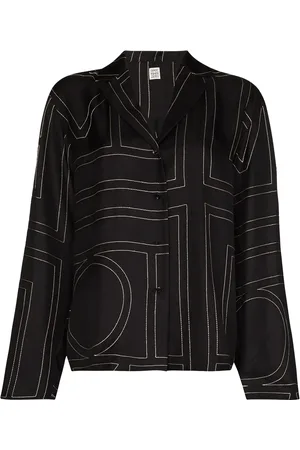 Totême Blouse met monogram