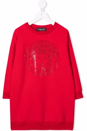 VERSACE Sweaterjurk met Medusa logo